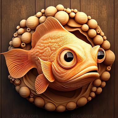 3D model st Bubble eye fish (STL)